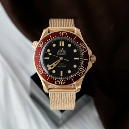 Omega Seamaster Diver Watch 300M Bronze Gold Rep 11 Pink Gold Plated Workshop VS 42mm