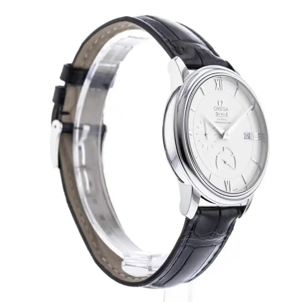 Omega De Ville Prestage Ref.424.13.40 Cal.2500 Date Box SS Automatic Mens Watch