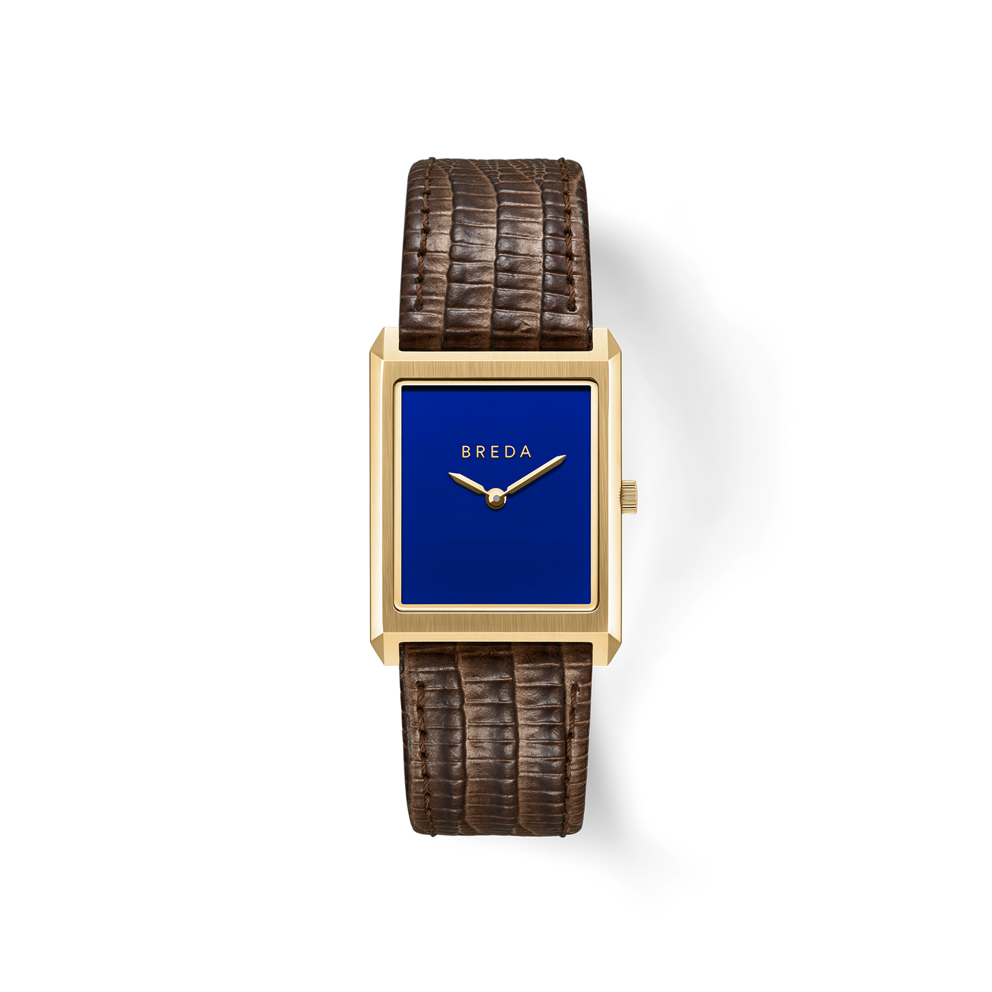 Virgil (Lizard Embossed) - Gold/Brown/Cobalt