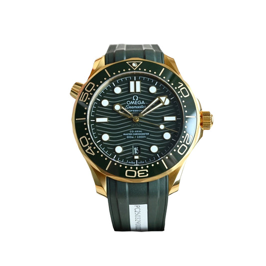 Omega The new Omega Seamaster Gold and green gold-plated 42mm mechanical watch