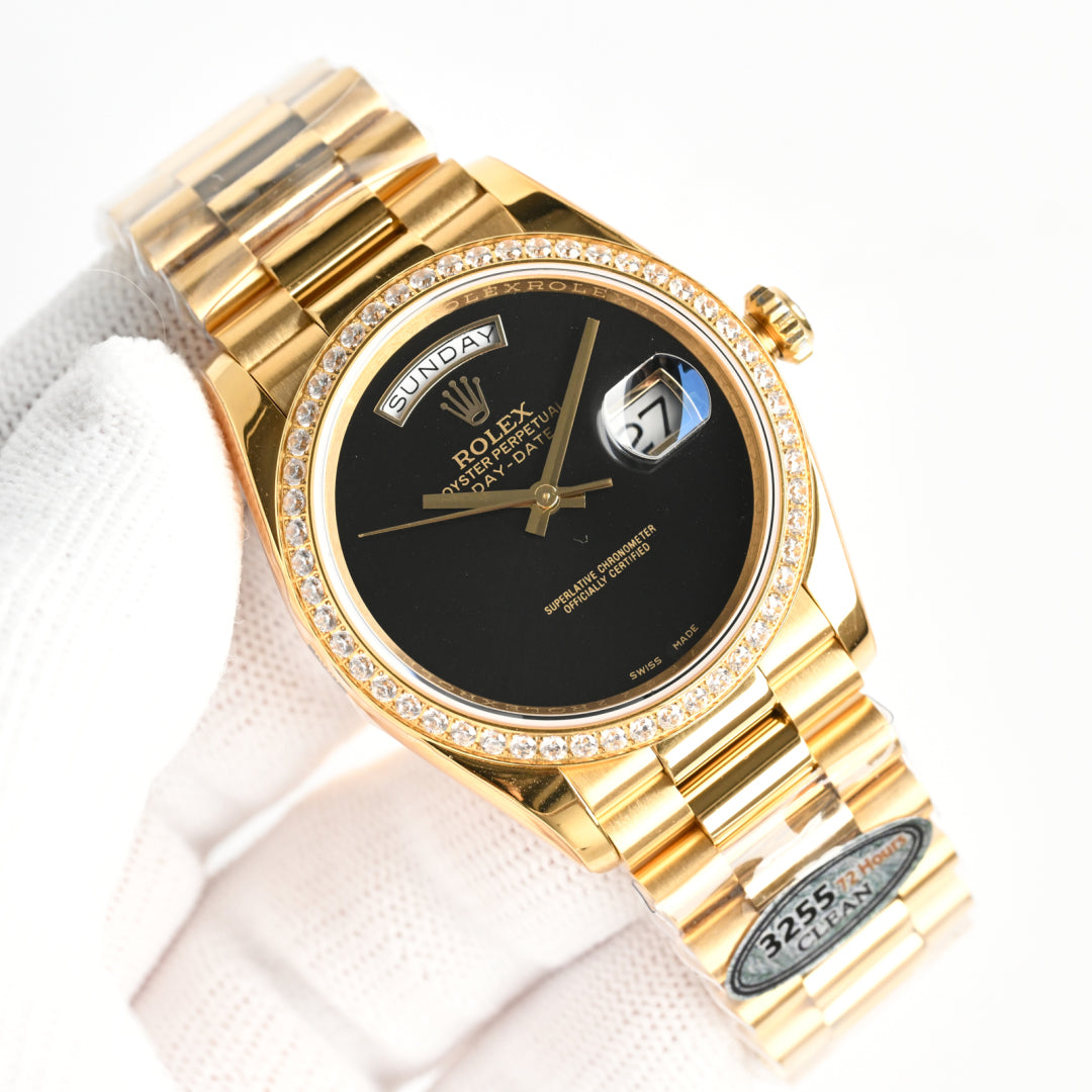 Rolex Oyster Perpetual Day Date Wrist Watch