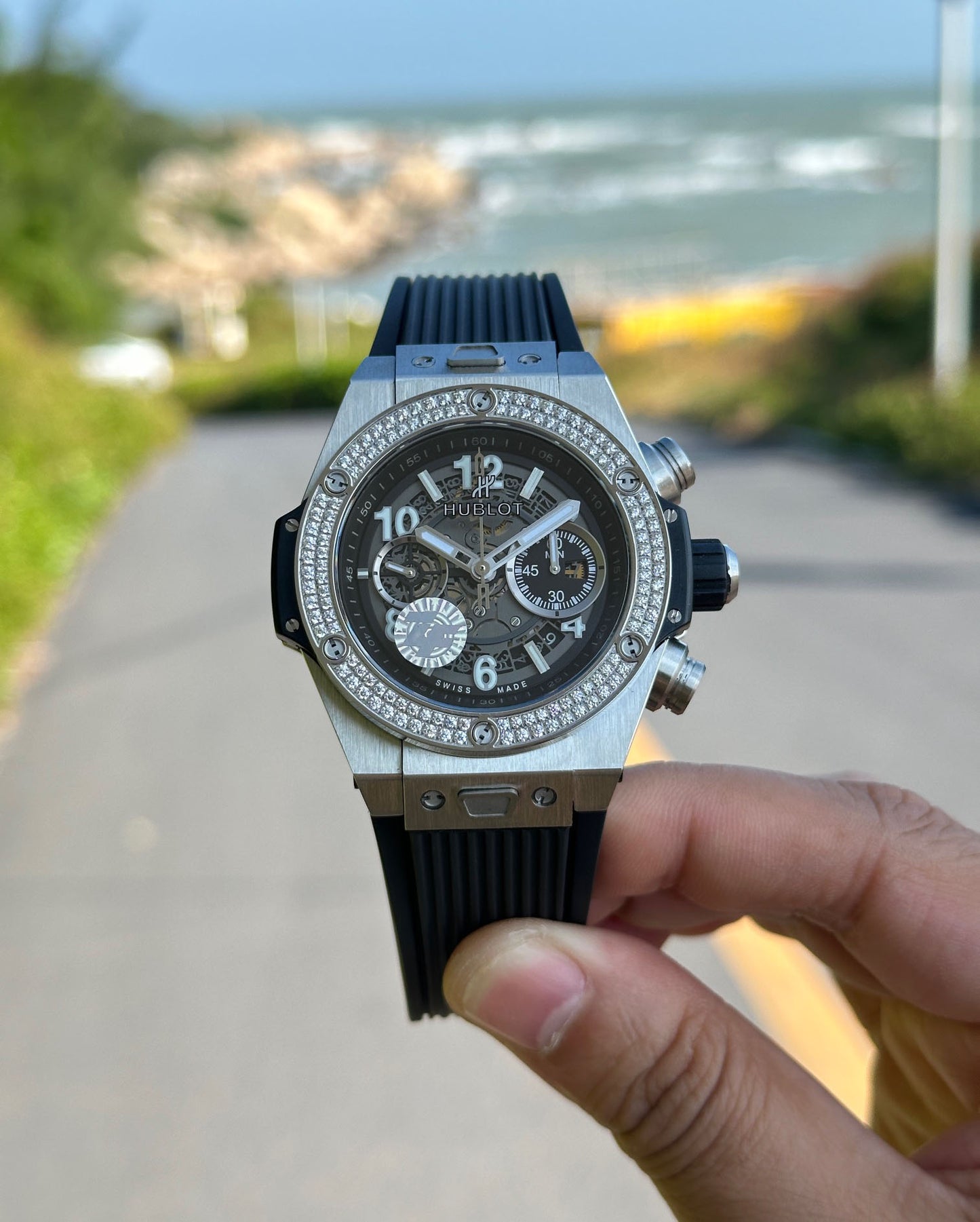 Hublot Diamond encrusted Classic Watch