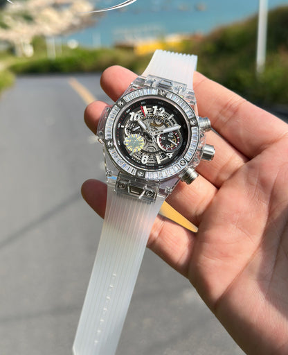 Hublot BIG BANG Classic Series 411.JX.4802.RT "Transparent Watch"