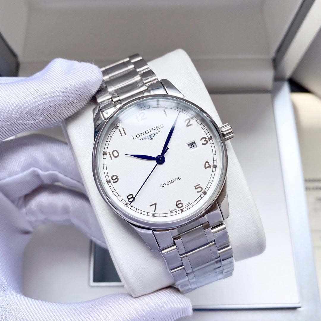 Longines metal strap men's watch